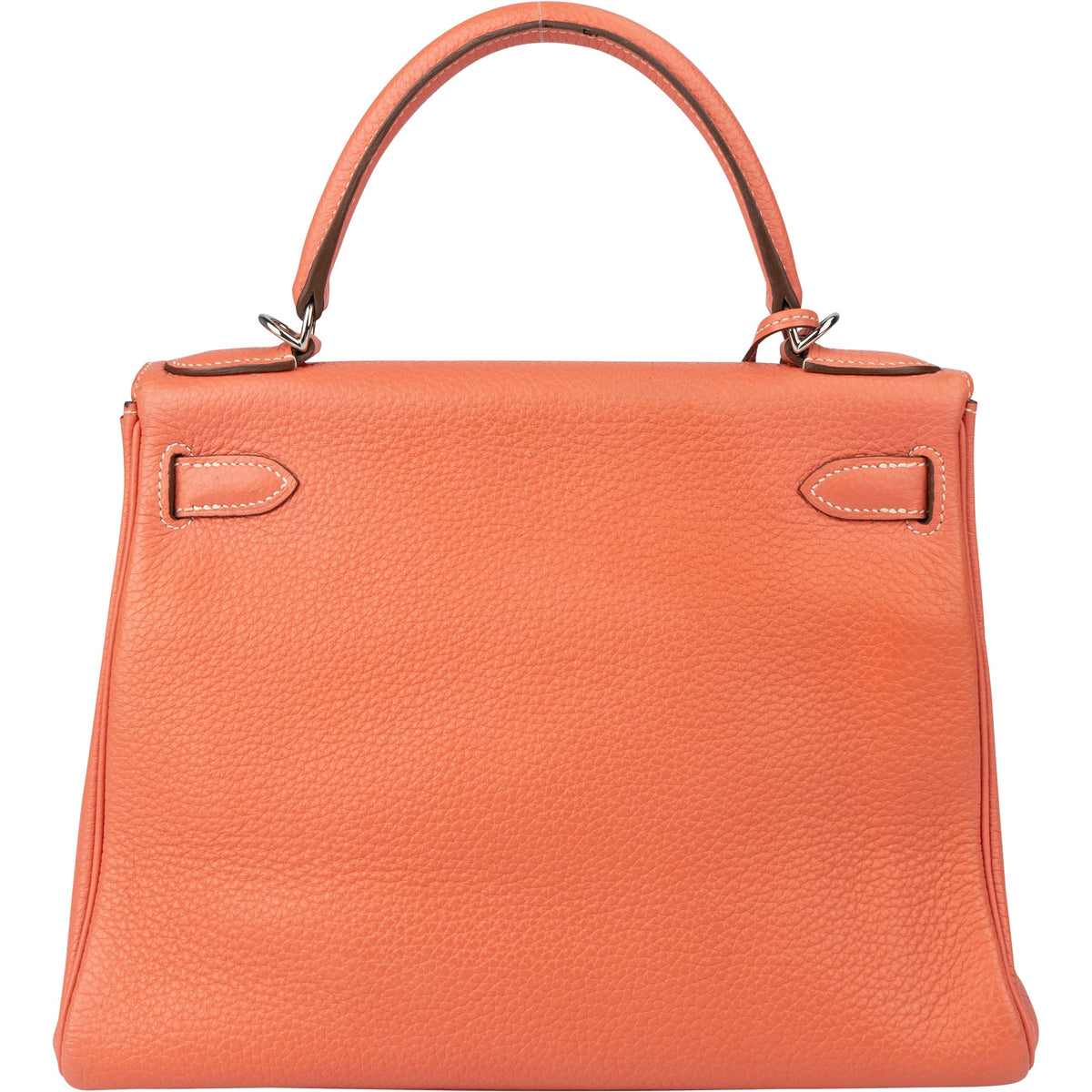 Hermès Crevette Taurillon Clemence Kelly 28 Retourne Handbag
