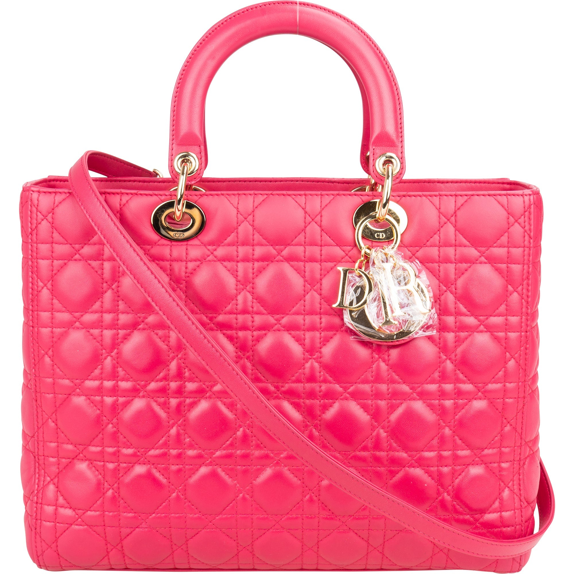 Christian Dior Quilted Leather City Handbag
