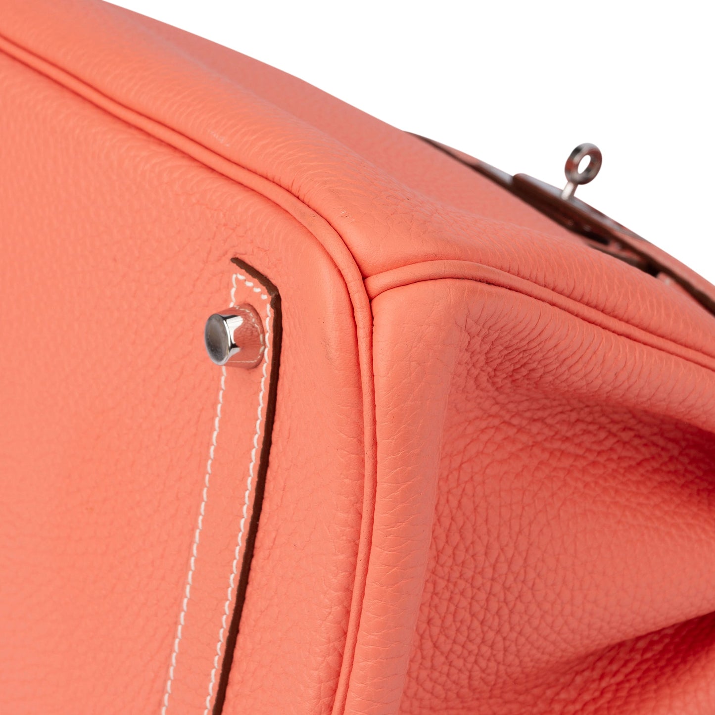 Hermès Crevette Taurillon Clemence Leather Birkin 30 Handbag