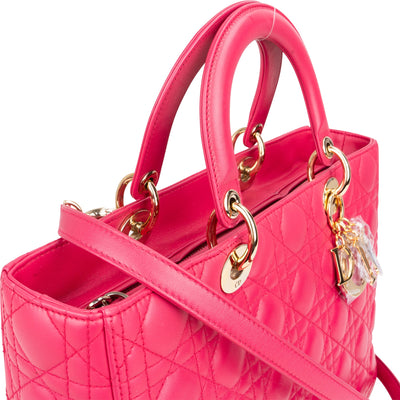 Christian Dior Quilted Leather City Handbag