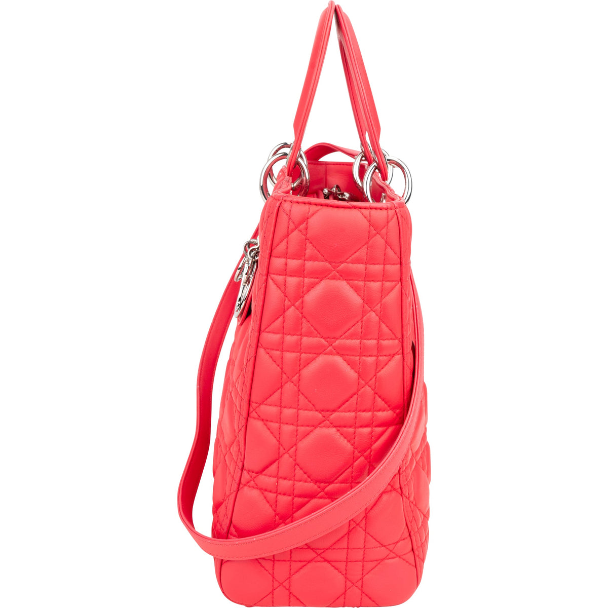 Christian Dior Quilted Leather Lady Dior Handbag