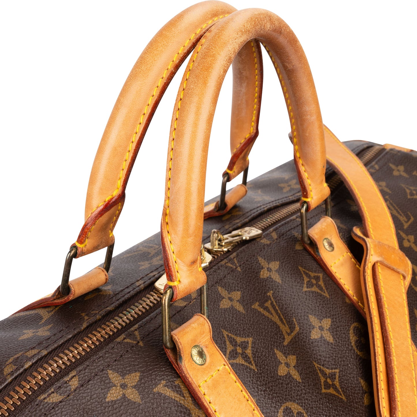 Louis Vuitton Monogram Canvas Keepall 55 Bandoulière Travel Bag
