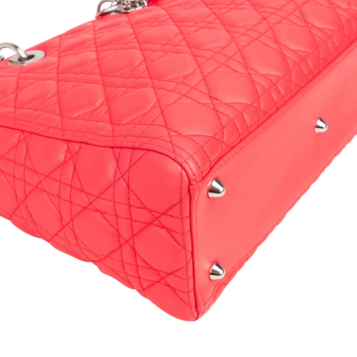 Christian Dior Quilted Leather Lady Dior Handbag