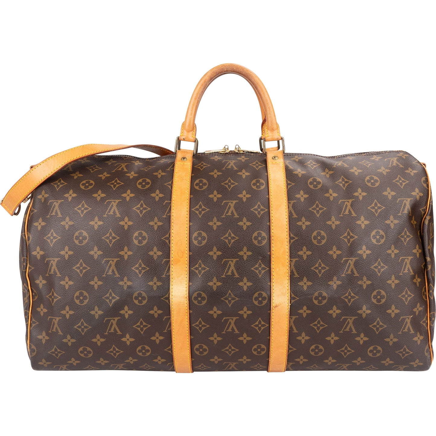 Louis Vuitton Monogram Canvas Keepall 55 Bandoulière Travel Bag