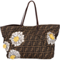 Fendi Zucca Monogram Flower Shopper Bag