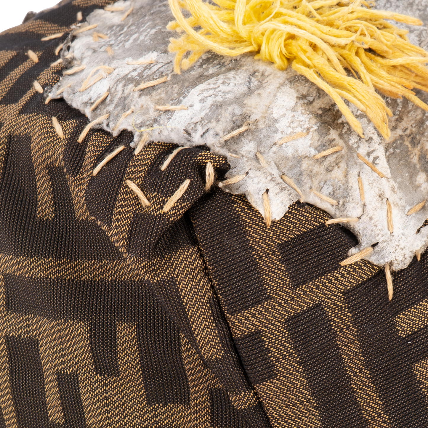 Fendi Zucca Monogram Flower Shopper Bag