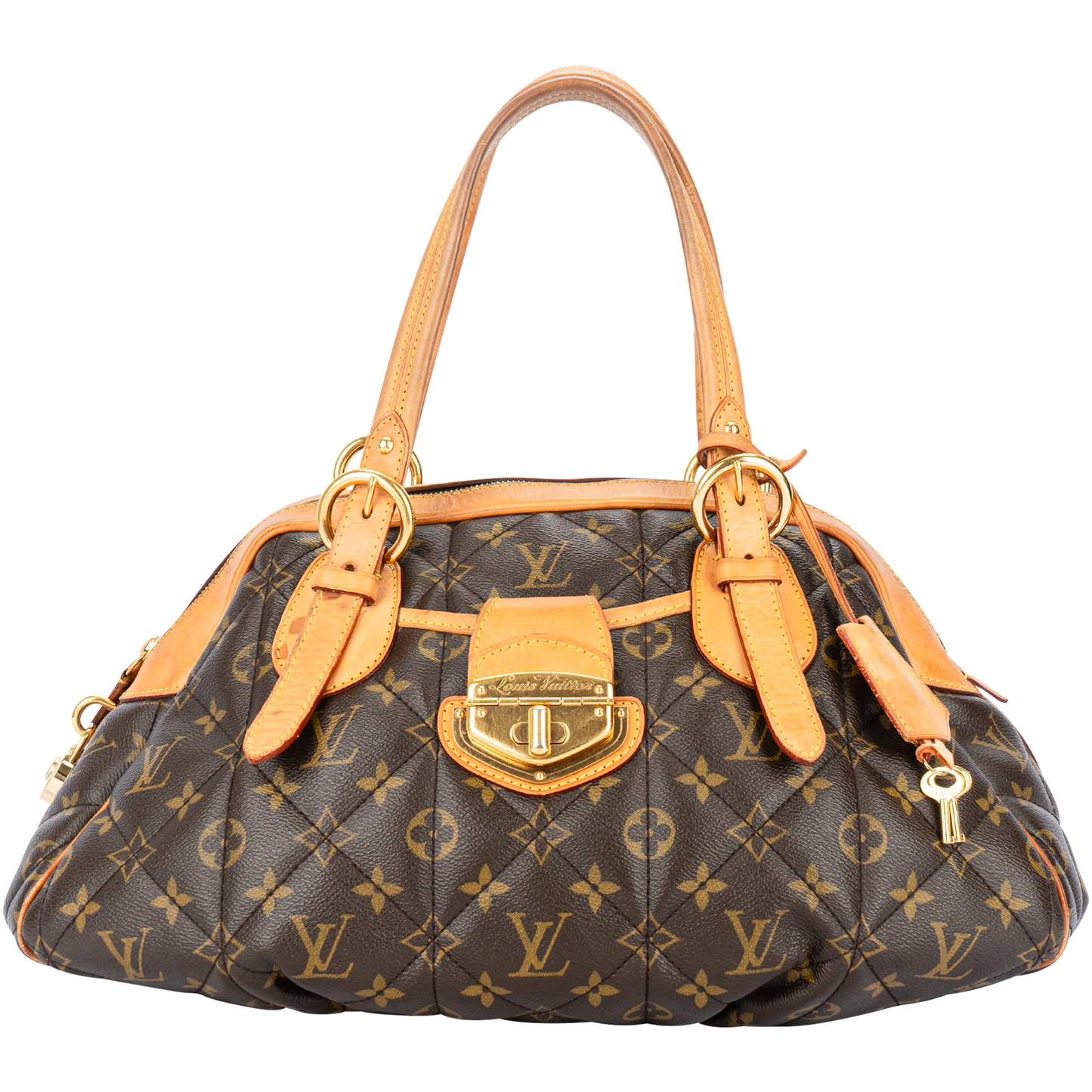 Louis Vuitton Canvas Monogram Bowling Handbag