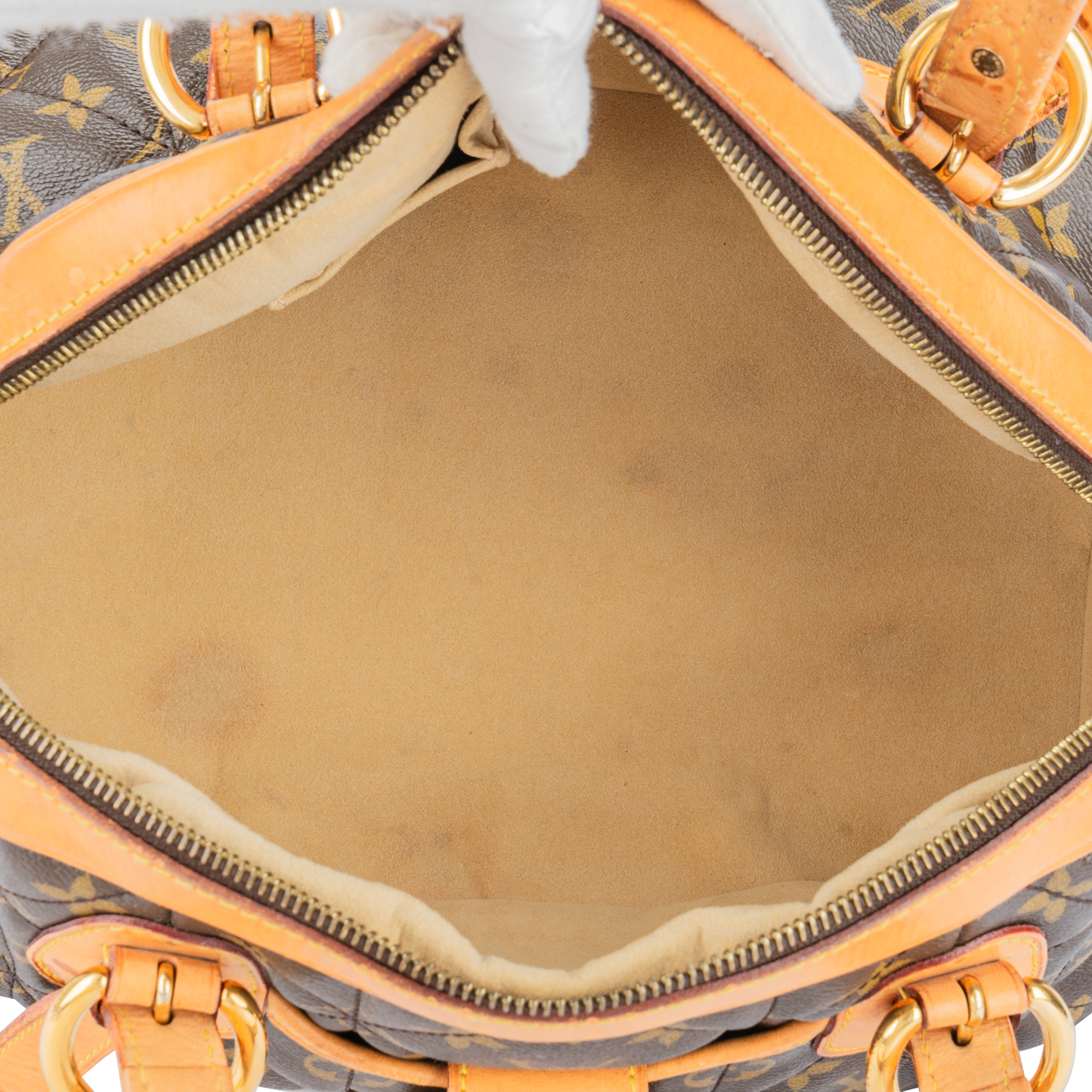 Louis Vuitton Canvas Monogram Bowling Handbag