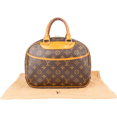 Louis Vuitton Canvas Monogram Trouville Handbag