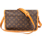 Louis Vuitton Canvas Monogram Gibeciere MM Crossbody Bag