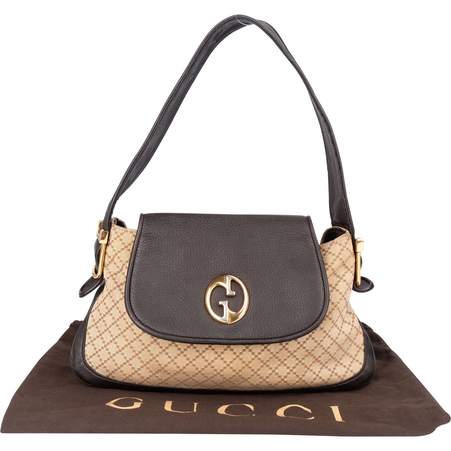 Gucci Diamante Monogram Shoulder Bag
