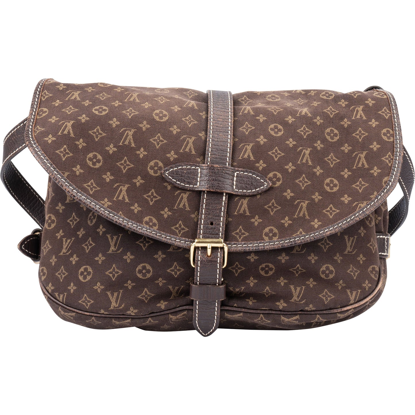 Louis Vuitton Mini Lin Monogram Saumur 30 Crossbody Bag