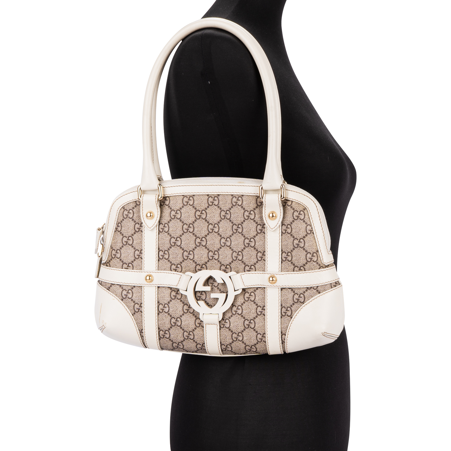 Gucci Monogram Supreme Shoulder Bag