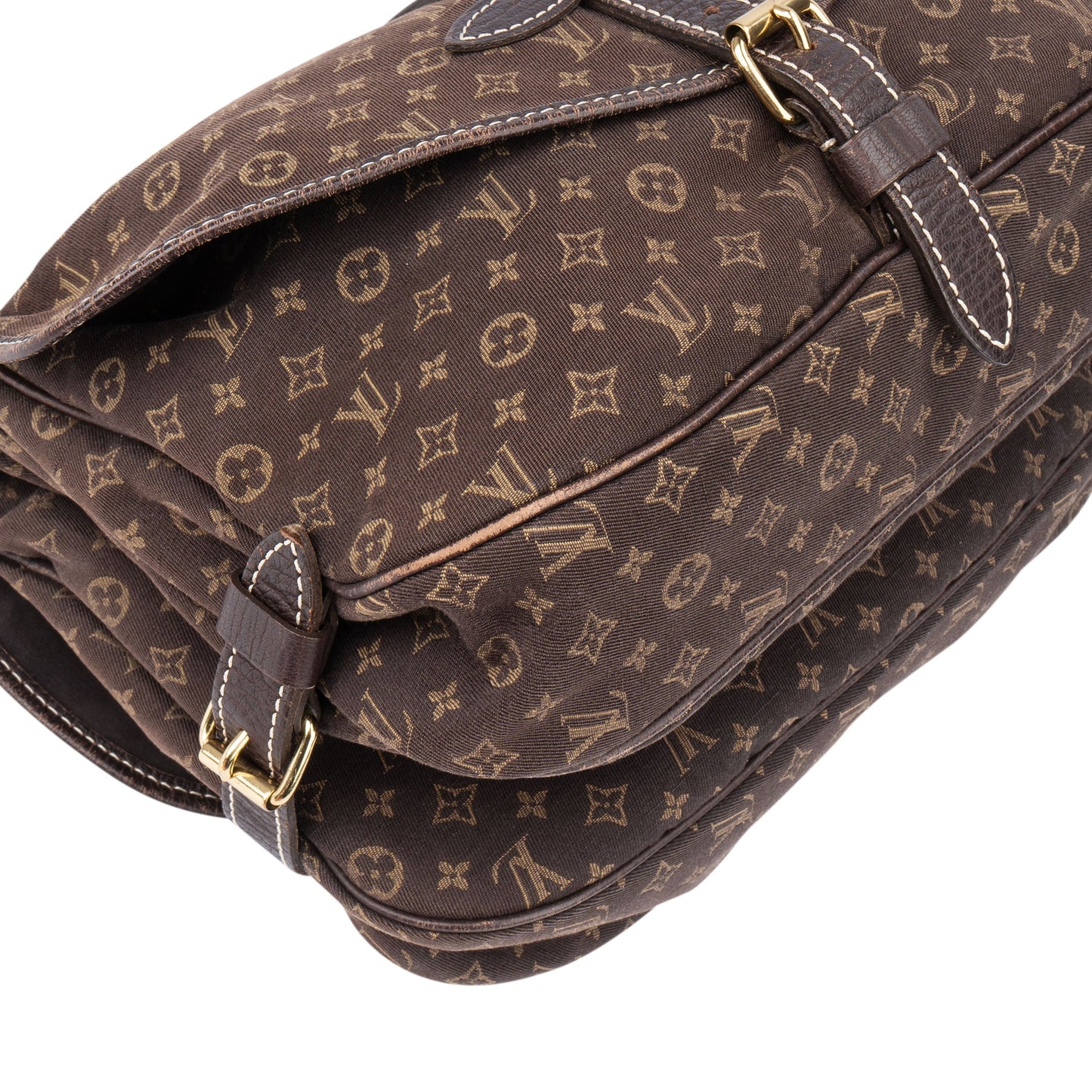 Louis Vuitton Mini Lin Monogram Saumur 30 Crossbody Bag