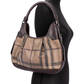 Burberry Smoked Check Brooklyn Hobo Shoulder Bag