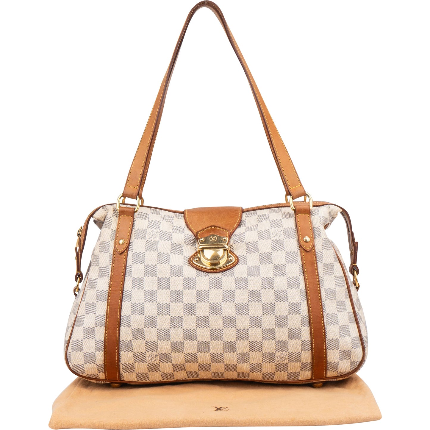 Louis Vuitton Damier Azur Monogram Stresa PM Shoulder Bag