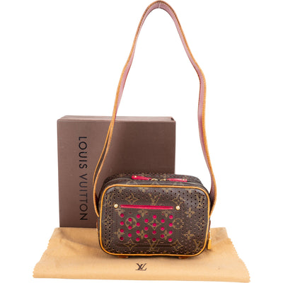 Louis Vuitton Perforated Canvas Monogram Trocadero Shoulder Bag