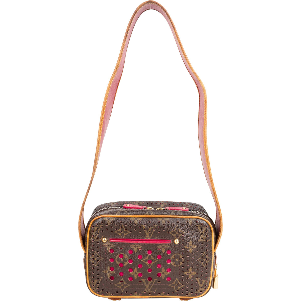 Louis Vuitton Perforated Canvas Monogram Trocadero Shoulder Bag