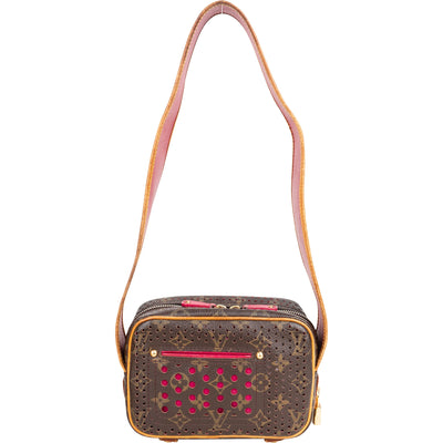 Louis Vuitton Perforated Canvas Monogram Trocadero Shoulder Bag