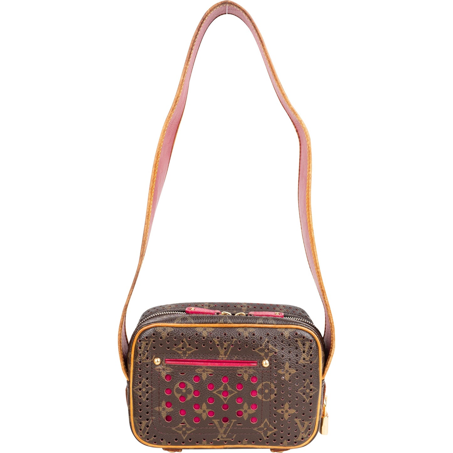 Louis Vuitton Perforated Canvas Monogram Trocadero Shoulder Bag