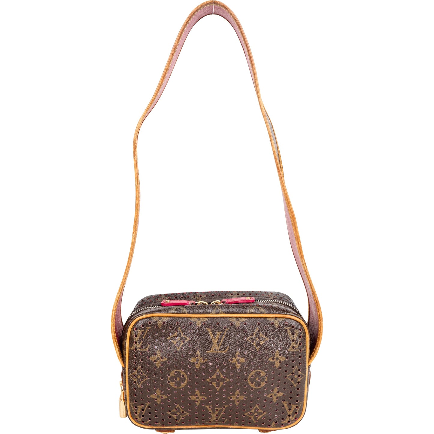Louis Vuitton Perforated Canvas Monogram Trocadero Shoulder Bag