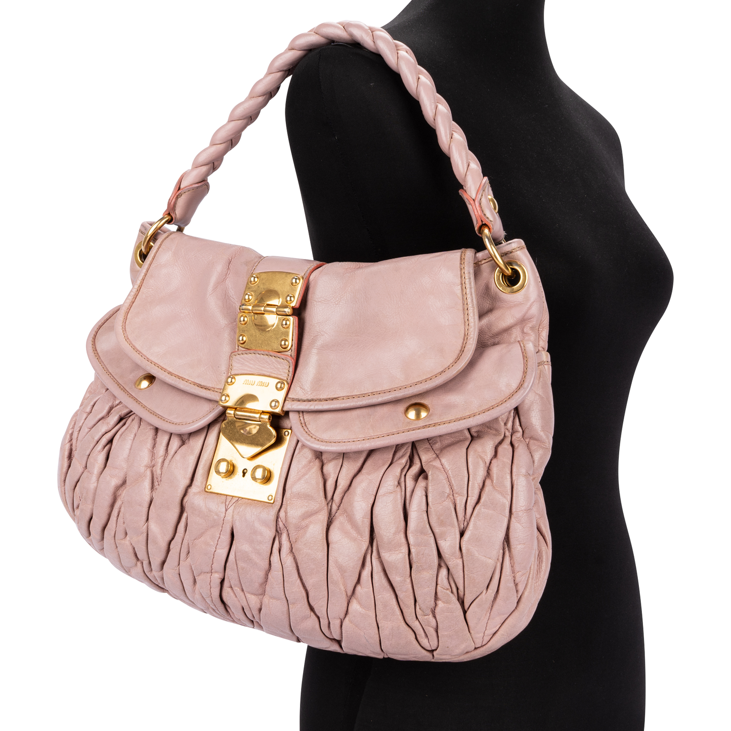 Miu Miu Matelassé Two-way Handbag