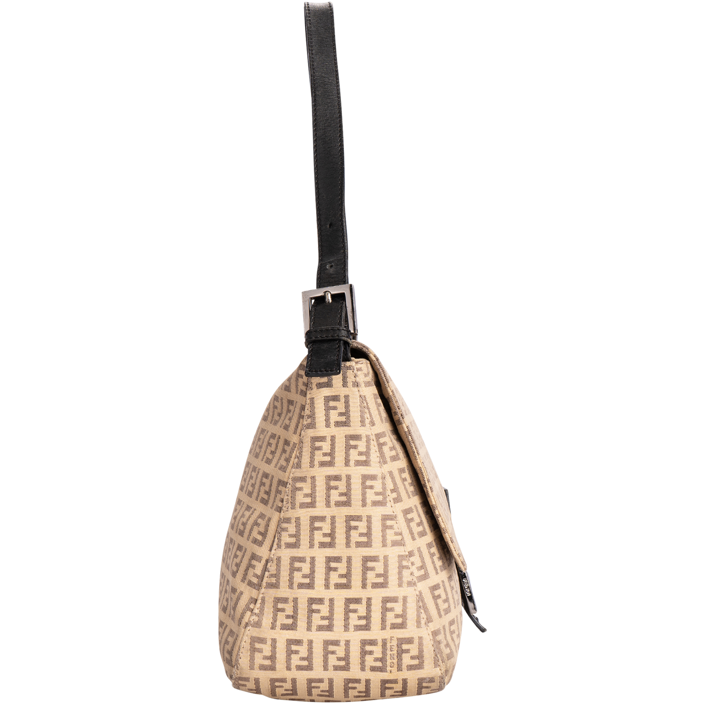 Fendi Zucchino Mamma Baguette Shoulder Bag