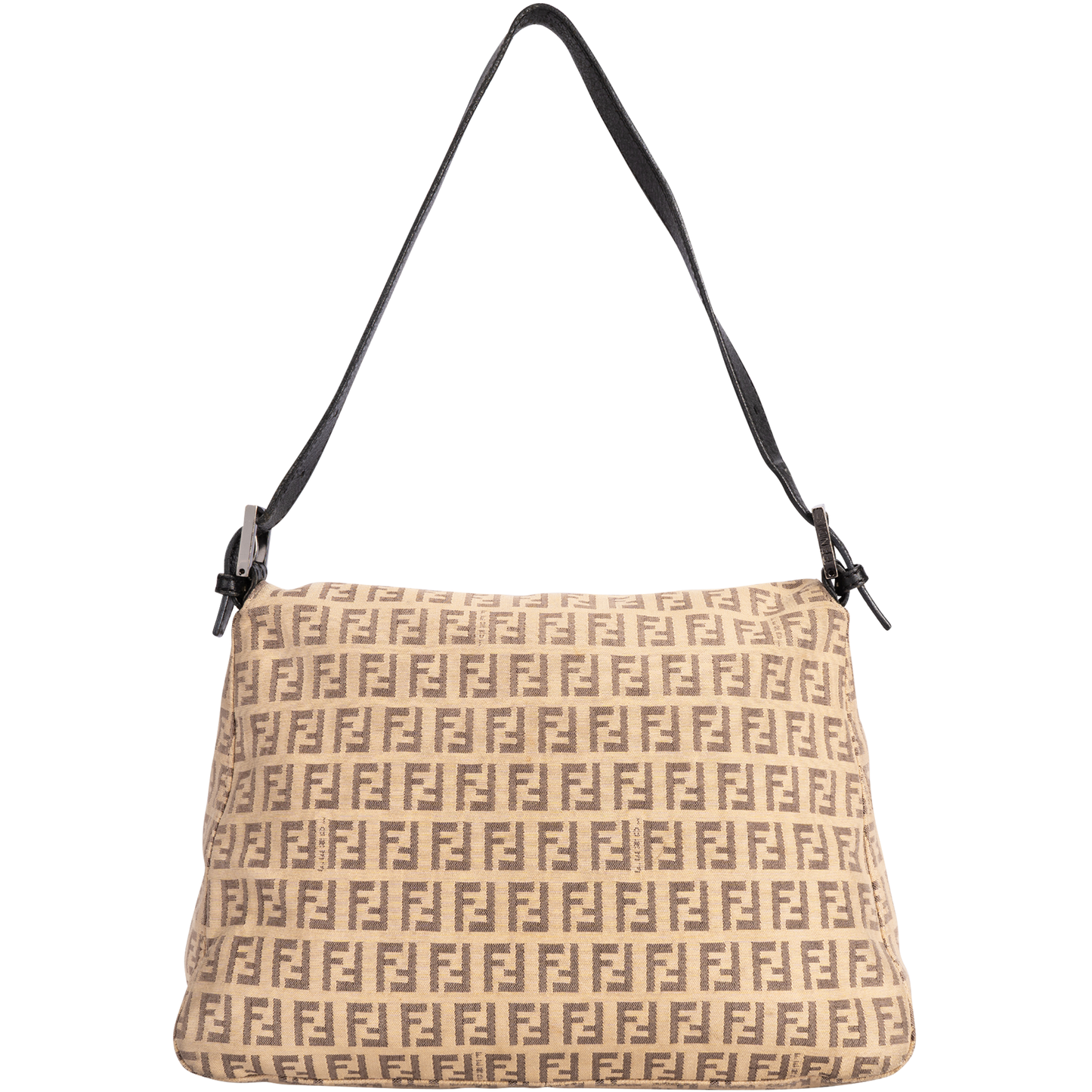 Fendi Zucchino Mamma Baguette Shoulder Bag