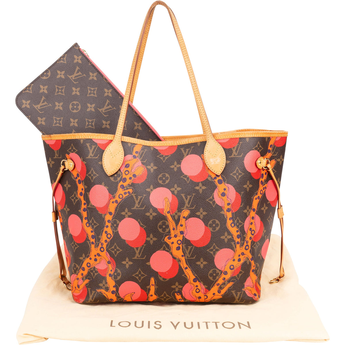 Louis Vuitton Limited Ramages Canvas Monogram Neverfull MM Shopper Handbag