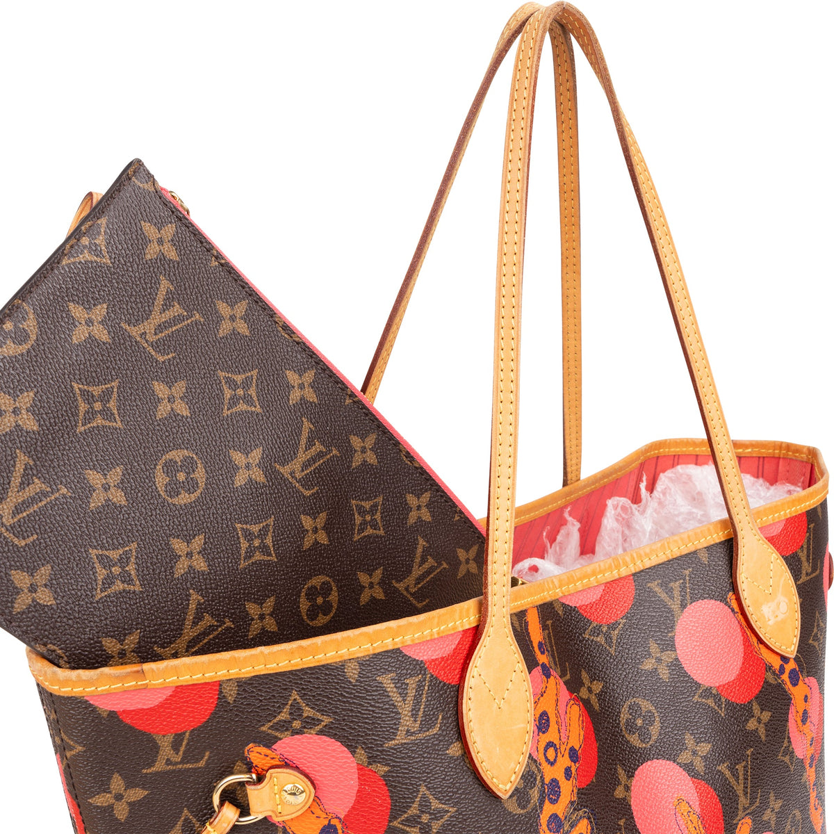Louis Vuitton Limited Ramages Canvas Monogram Neverfull MM Shopper Handbag
