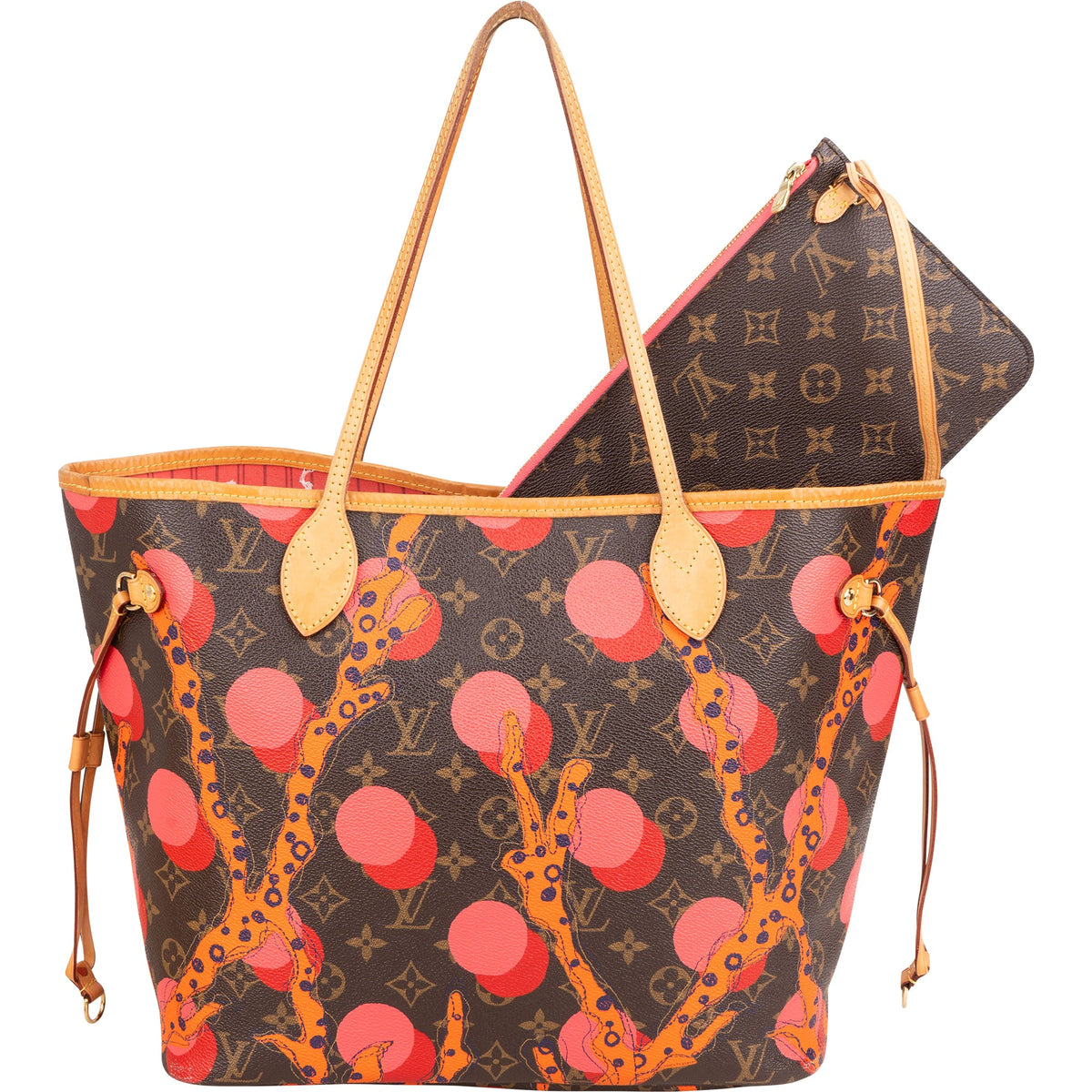 Louis Vuitton Limited Ramages Canvas Monogram Neverfull MM Shopper Handbag