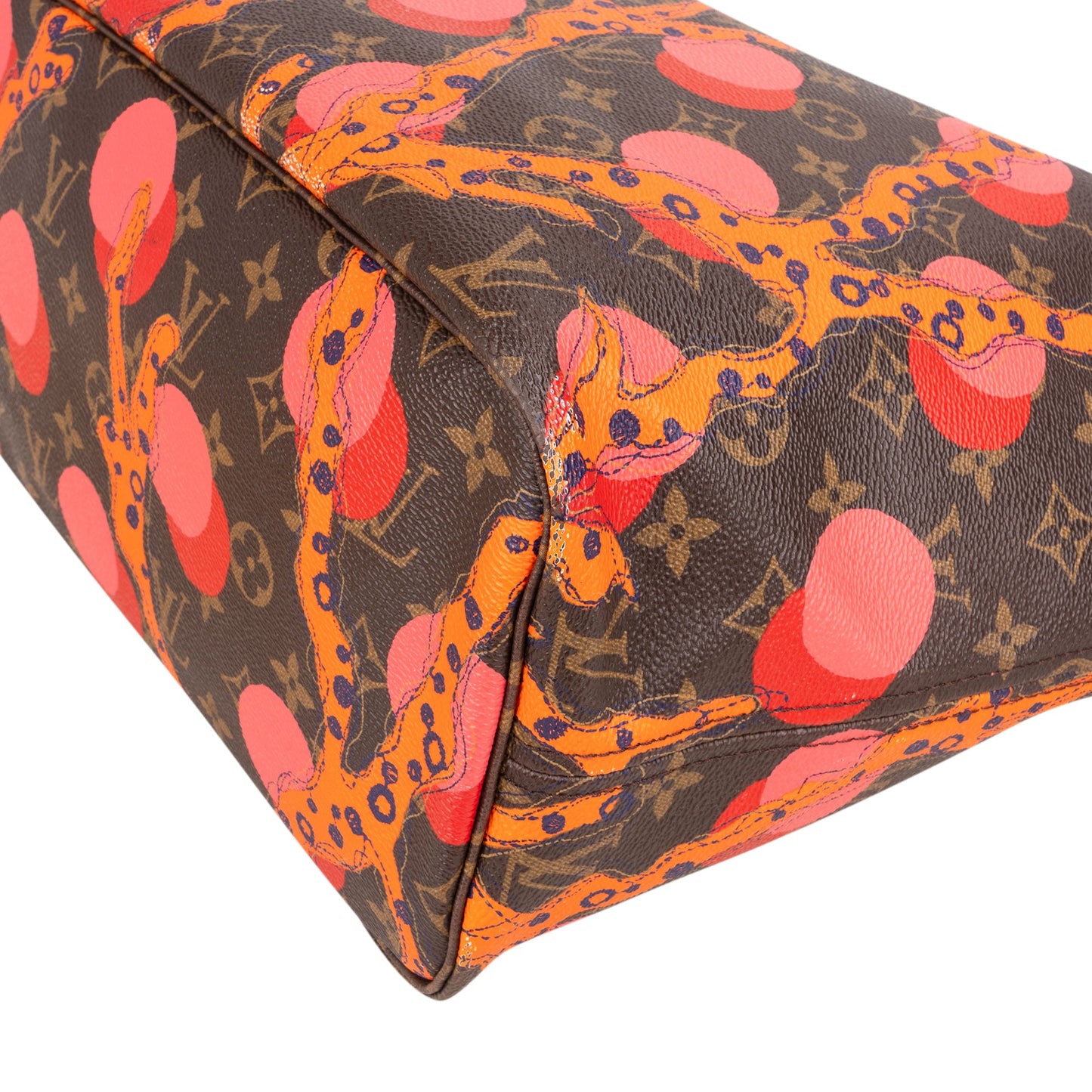 Louis Vuitton Limited Ramages Canvas Monogram Neverfull MM Shopper Handbag