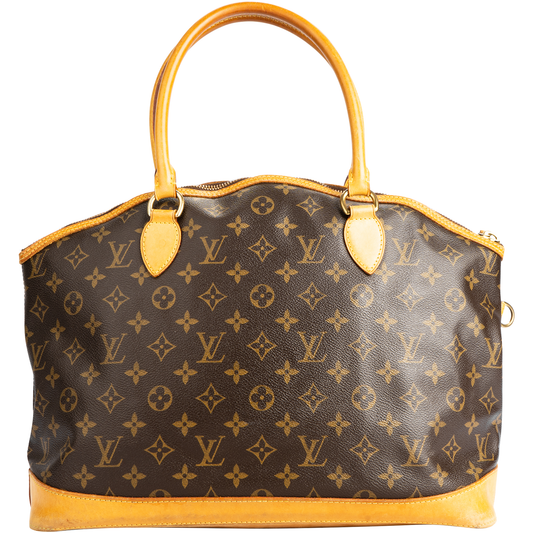 Louis Vuitton Canvas Monogram Lockit Horizontal Tote Bag