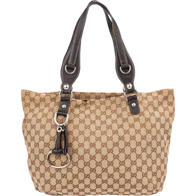 Gucci GG Monogram Horsebit Handbag
