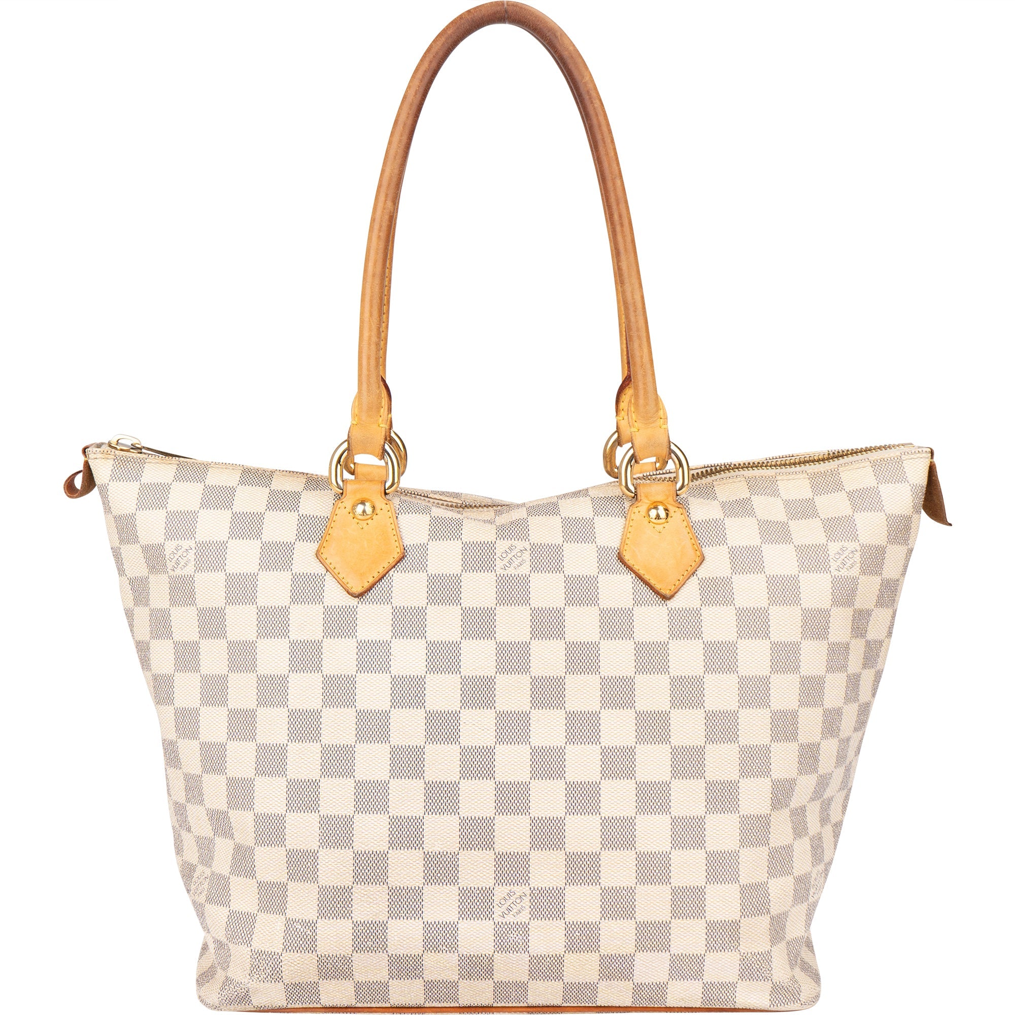 Louis Vuitton Damier Azur Monogram Saleya MM Handbag