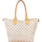 Louis Vuitton Damier Azur Monogram Saleya MM Handbag