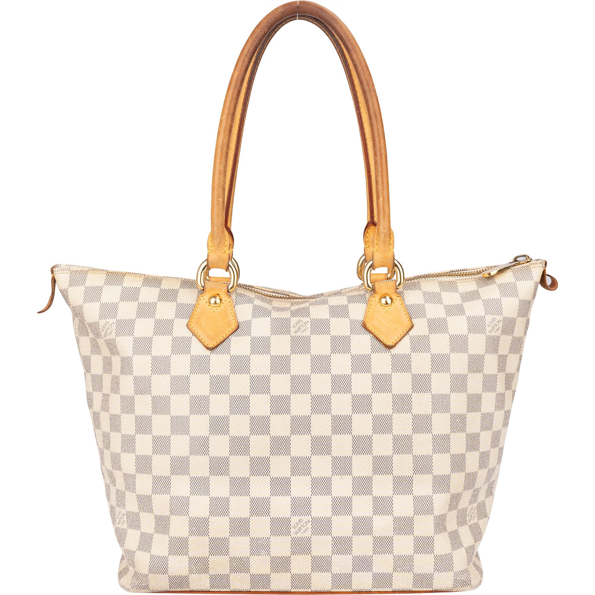 Louis Vuitton Damier Azur Monogram Saleya MM Handbag