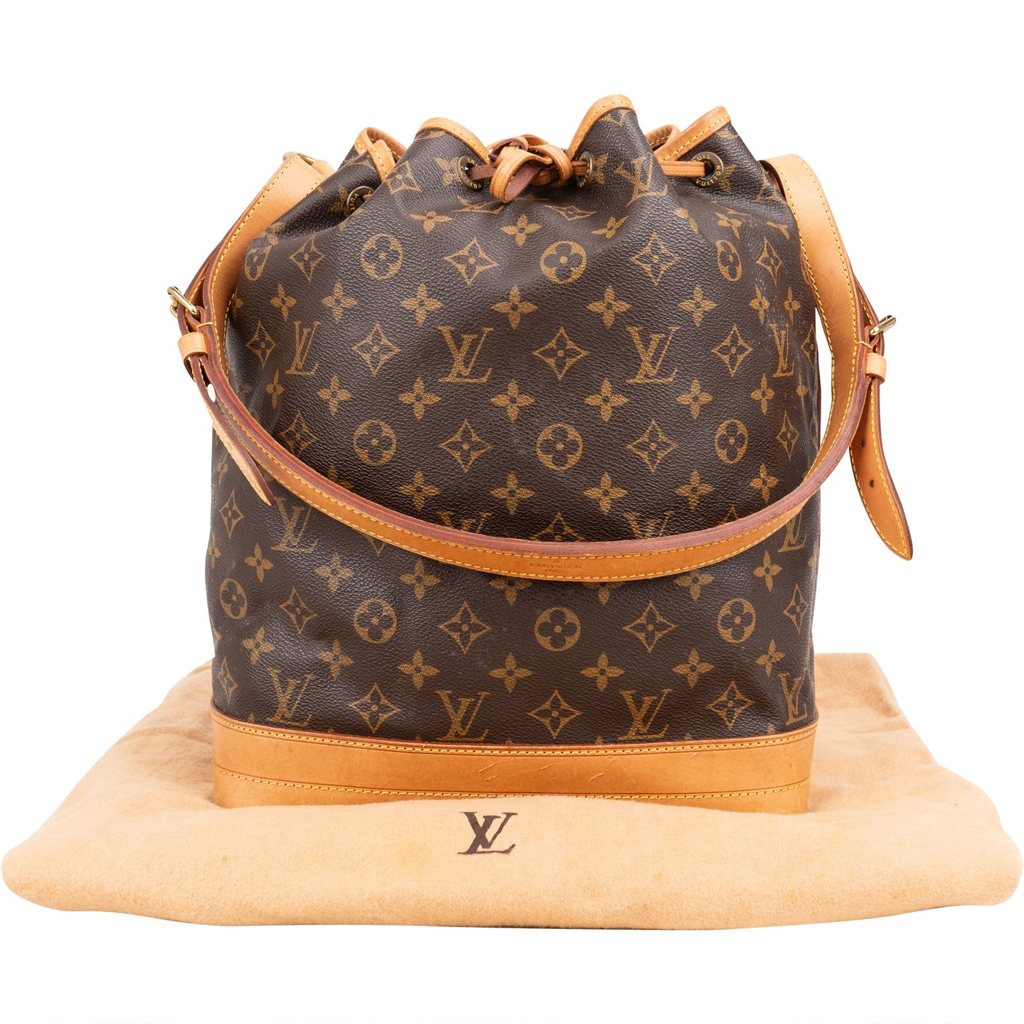 Louis Vuitton Canvas Monogram Sac Noe Grande Shoulder Bag