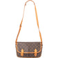 Louis Vuitton Canvas Monogram Gibeciere PM Crossbody Bag