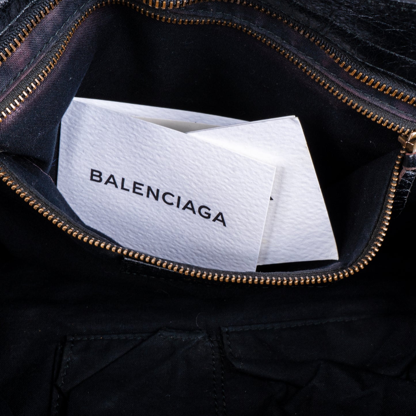 Balenciaga Black Graffiti City Bag