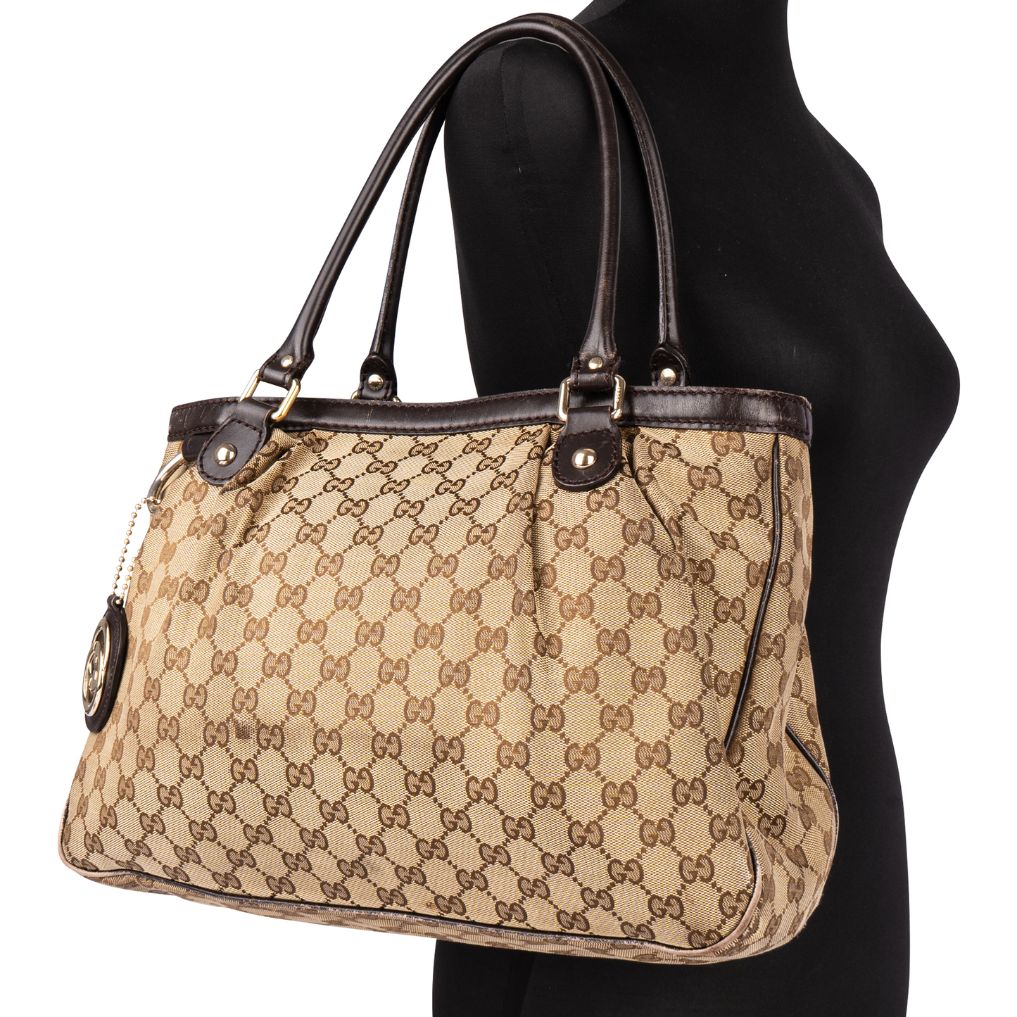 Gucci GG Monogram Sukey Shoulder Bag