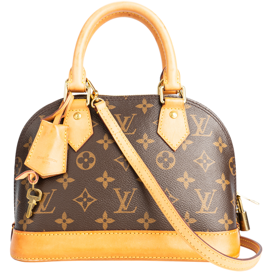 Louis Vuitton Canvas Monogram Alma BB Handbag