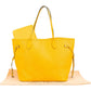 Louis Vuitton Yellow Epi Leather Neverfull MM Shoulder Bag
