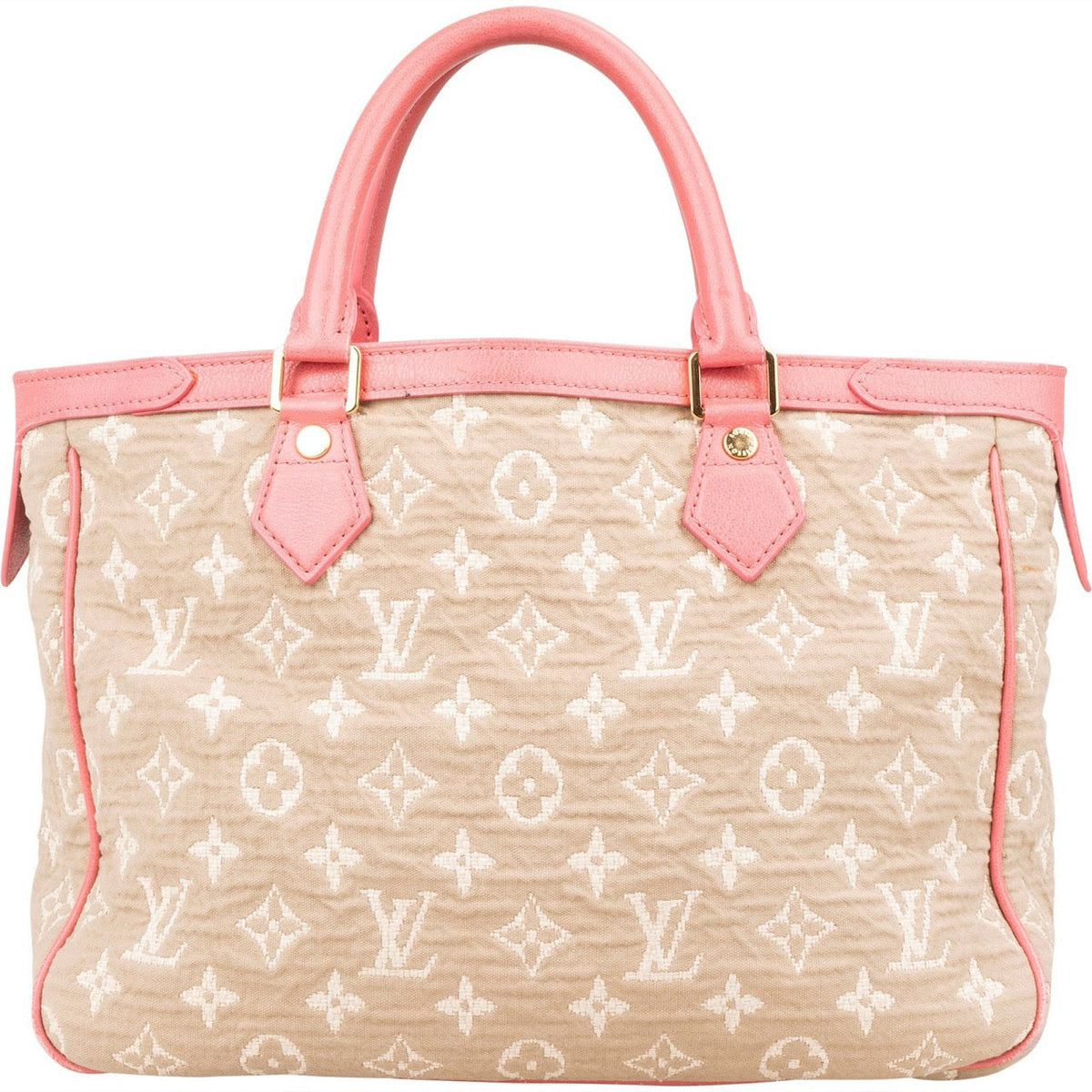 Louis Vuitton Denim Monogram Cabas Sabbia MM Handbag