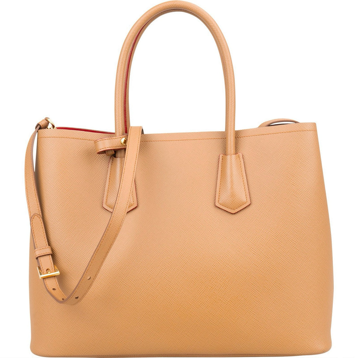 Prada Saffiano Leather Double Handbag