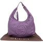 Gucci Pebbled Leather GG Large Soho Hobo Shoulder Bag