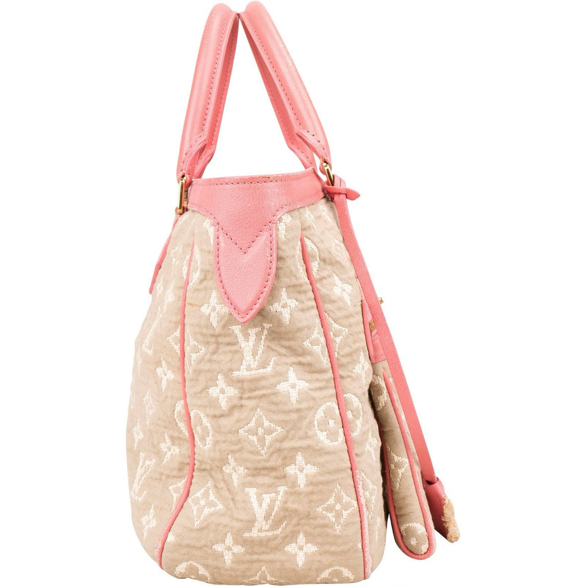 Louis Vuitton Denim Monogram Cabas Sabbia MM Handbag