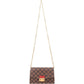 Louis Vuitton Monogram Damier Ebene Canvas Croisette Wallet On Chain Crossbody Bag