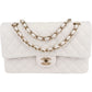 Chanel Quilted Caviar Leather Medium Double Flap Shoulder Bag