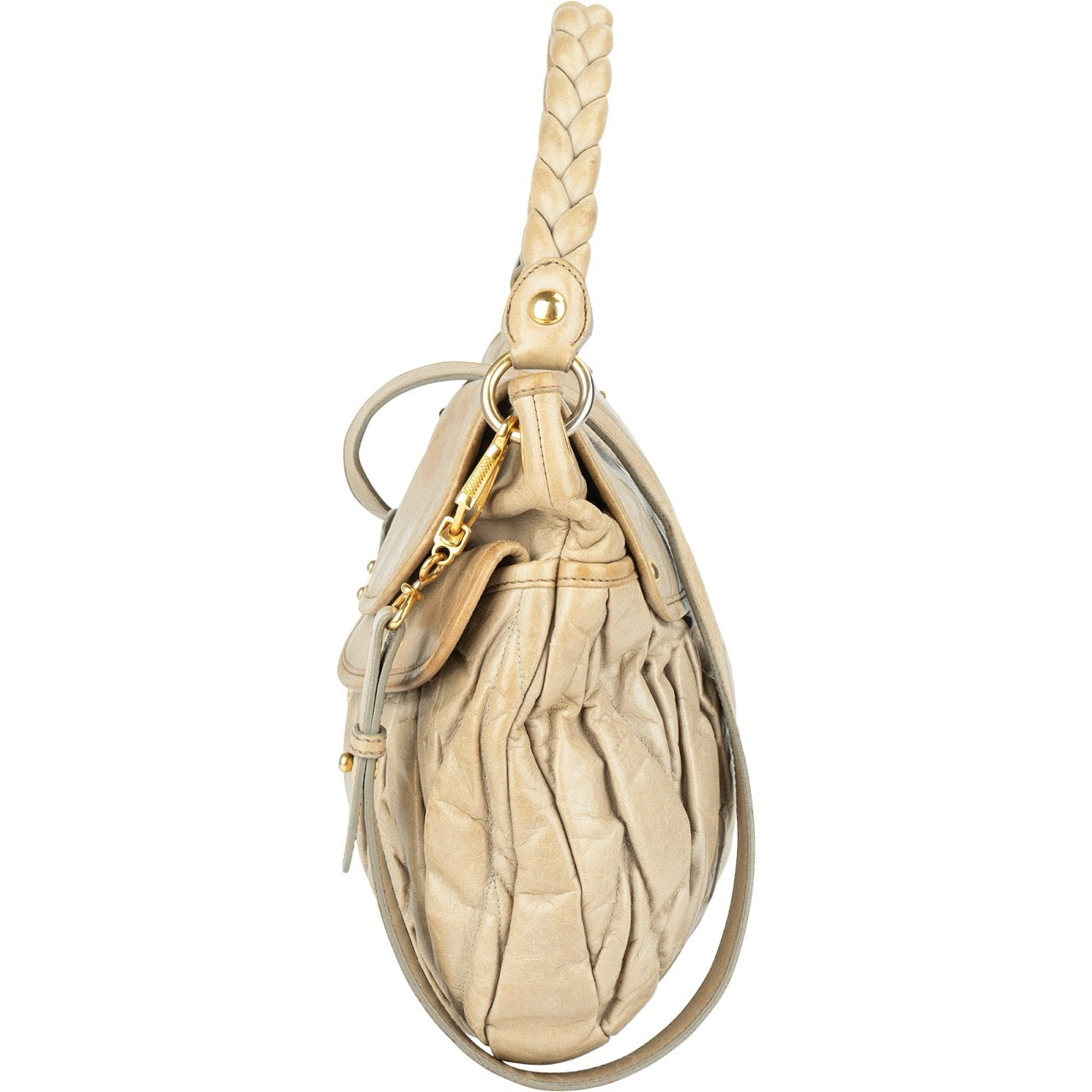 Miu Miu Vitello Lux City Handbag